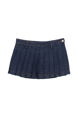 dark-blue-cotton-pleated-skirt