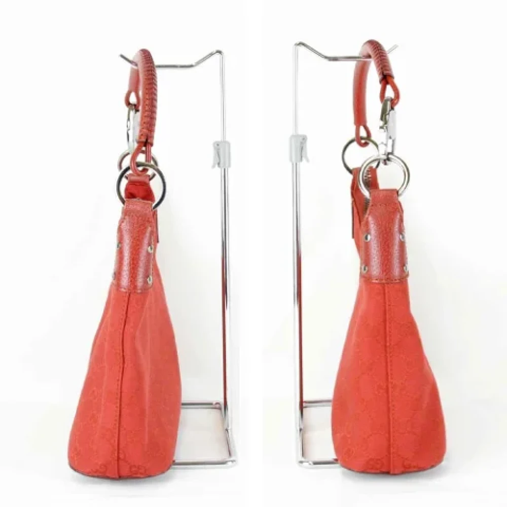 Gucci Vintage Pre-owned Canvas gucci-bags Red Dames