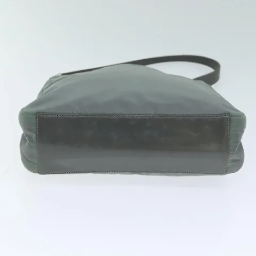 Prada Vintage Pre-owned Nylon prada-bags Gray Dames