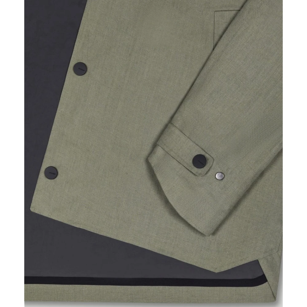 RRD Terzicino Linnen Overhemd Green Heren