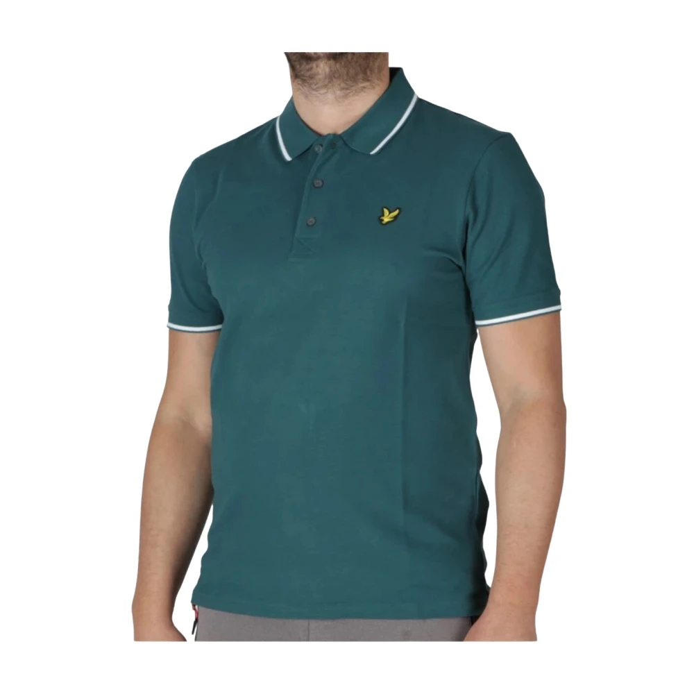 Lyle & Scott Men's Green Polo Shirts, M, Classic Polo Shirt