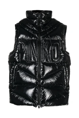 Kristall Gilet i Svart Nylon