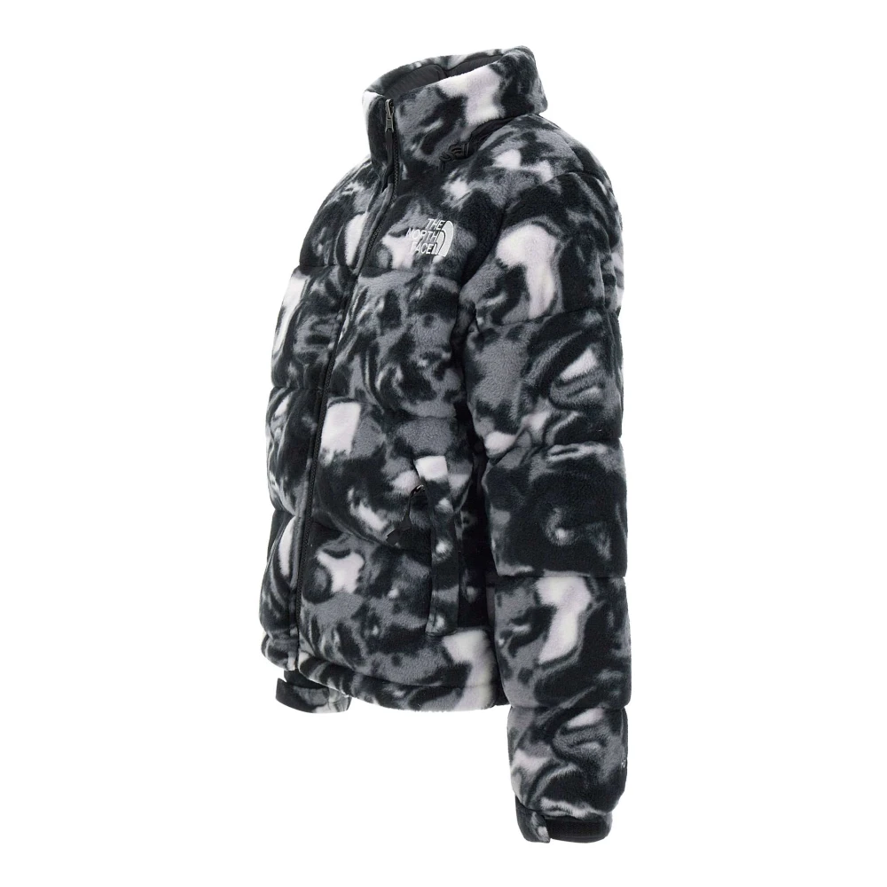 The North Face Zwarte Polar Nuptse Jas Multicolor Dames