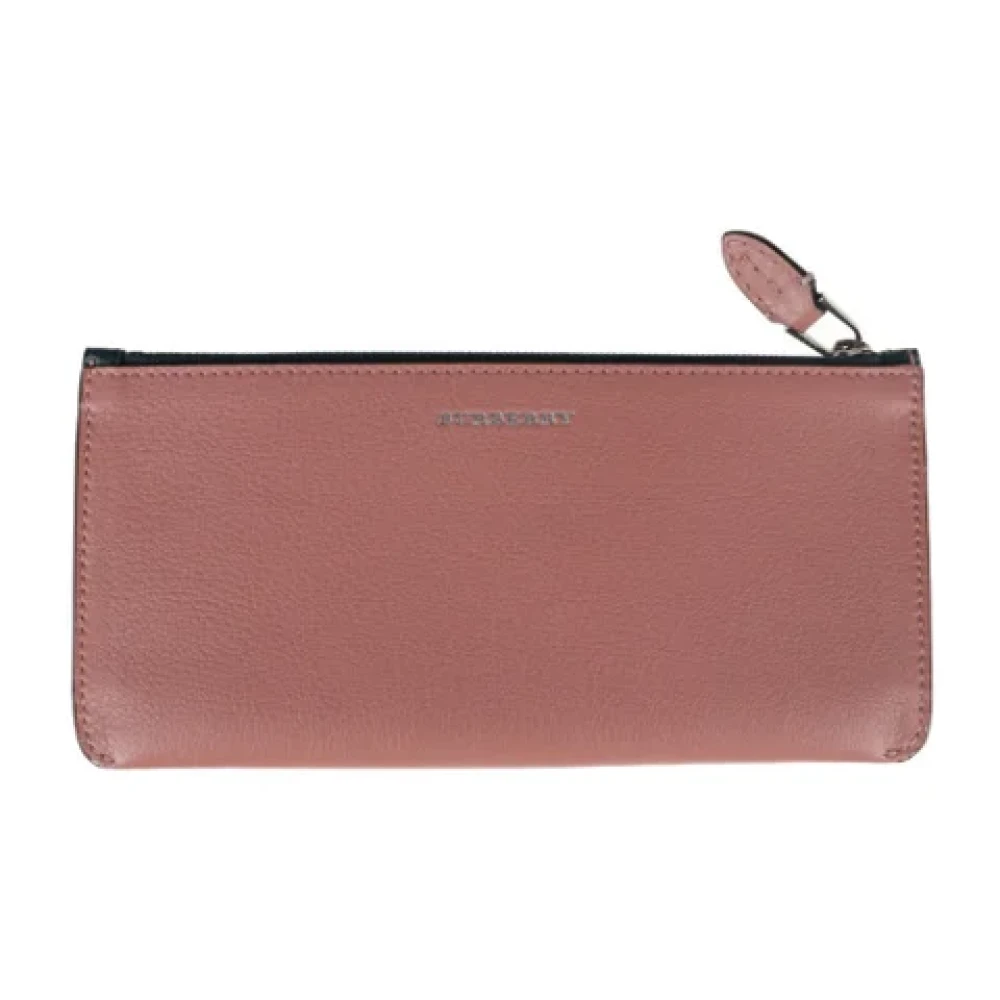 Burberry Vintage Pre-owned Leather wallets Pink Dames
