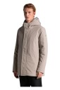 beige-korte-parka-met-bi-stretch-stof
