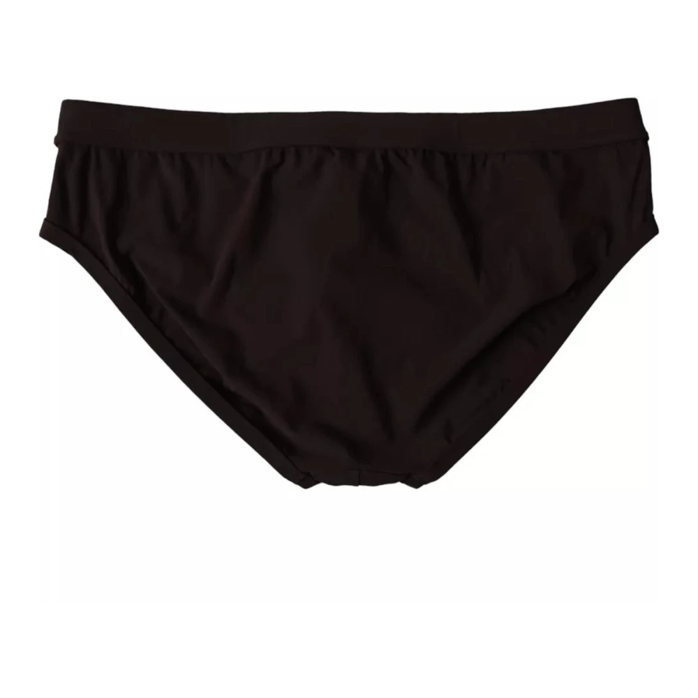 Dolce & Gabbana Zwarte zwembroek met logodetails Black Heren