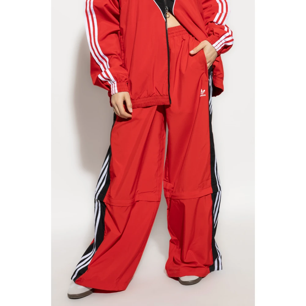 adidas Originals Wijde broek Red Unisex
