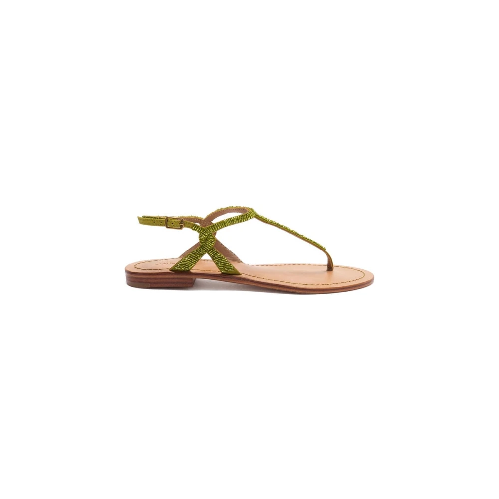 Maliparmi Donna Verde - Cuts & Beads Sandal - Shoes - 39 Eu