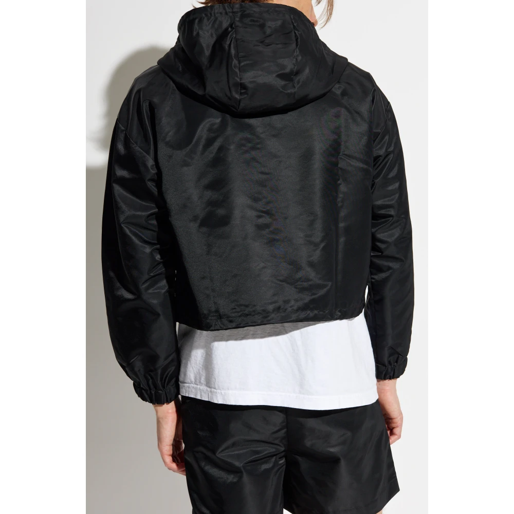 Sporty & Rich Jas met logo Black Unisex