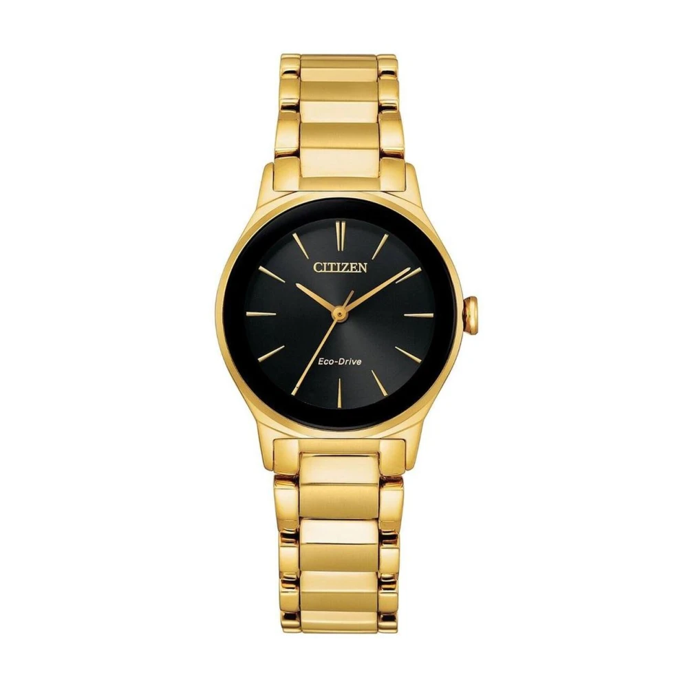 Citizen Women's Yellow Watches, One Size, Stainless Steel Dress Watch