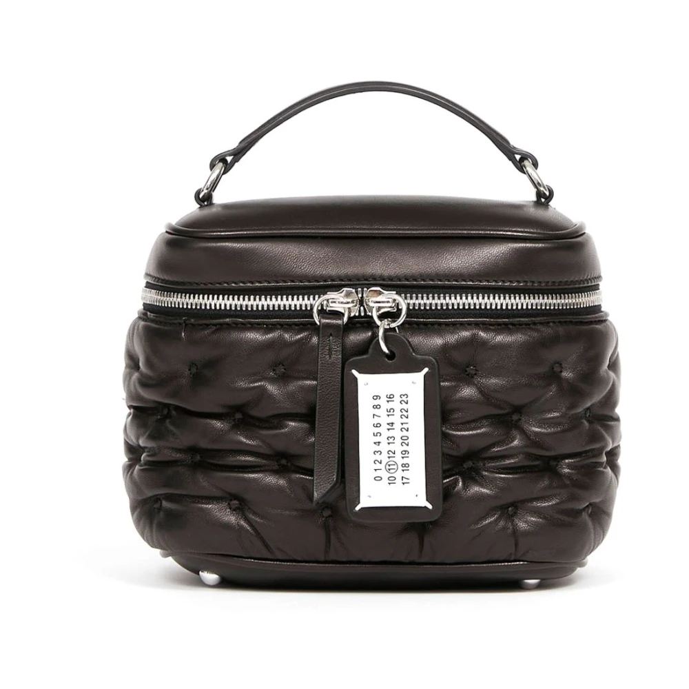 Maison Margiela Zwarte Glam Slam Leren Handtas Black Dames