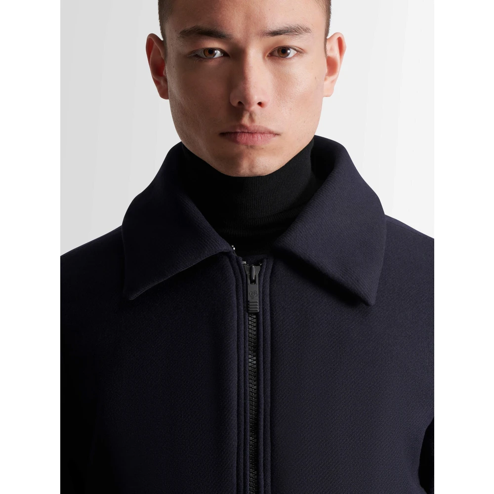 Fusalp Wollen Blouson Blue Heren