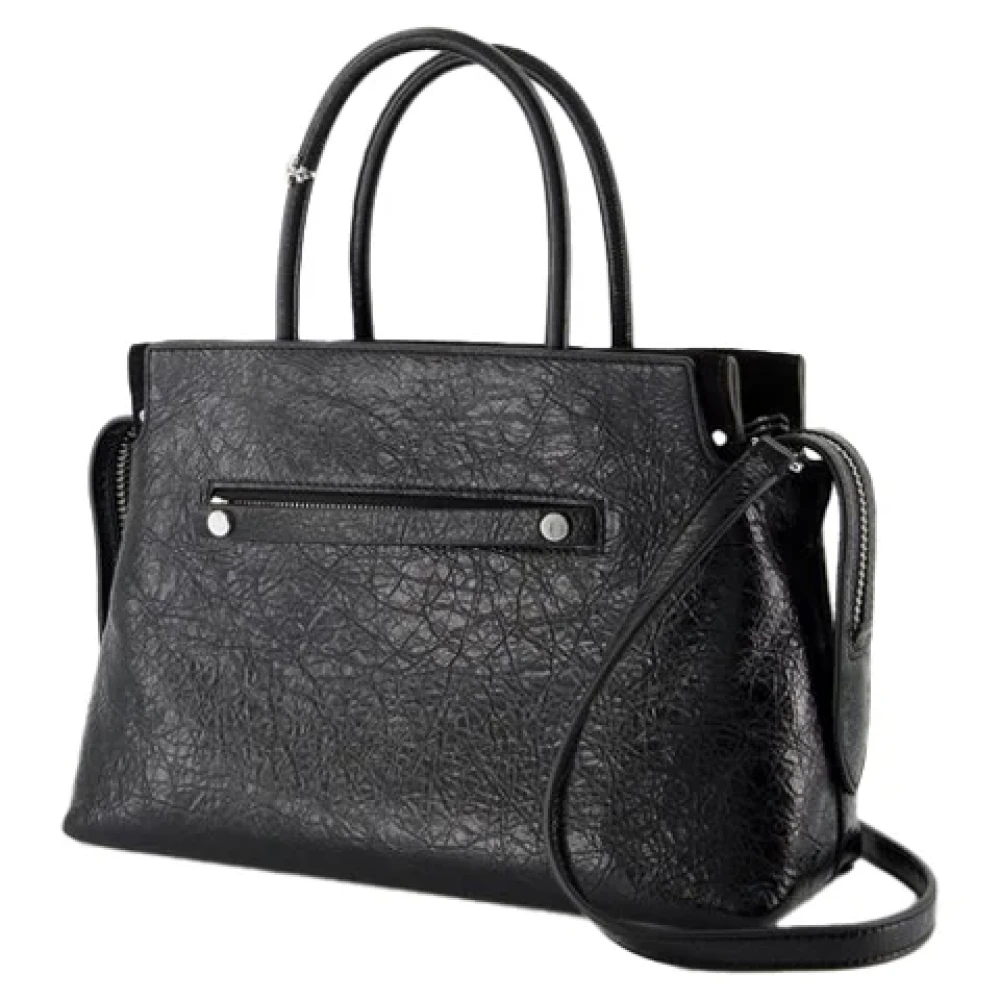 TORY BURCH Leather handbags Black Dames