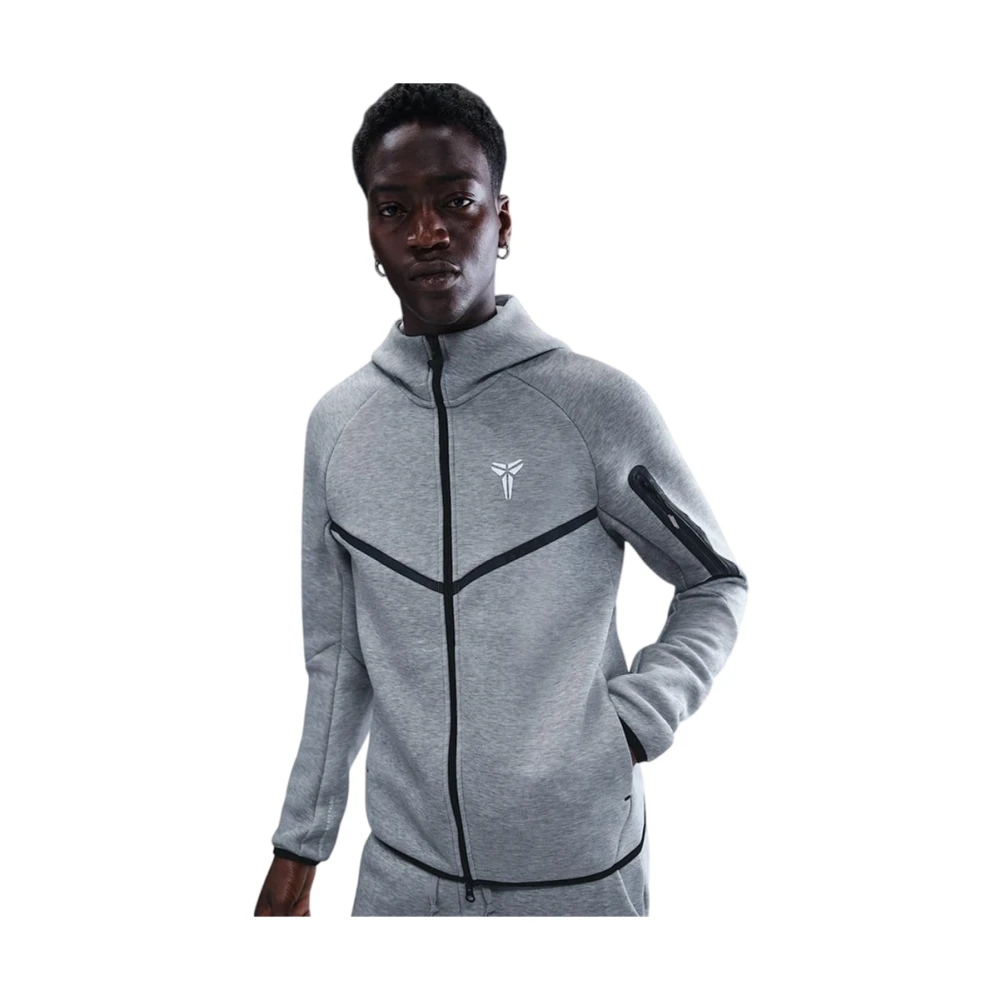 Nike Gray Training Jackets, Male, 2XL, Kobe Tech Fleece Windrunner Jacket
