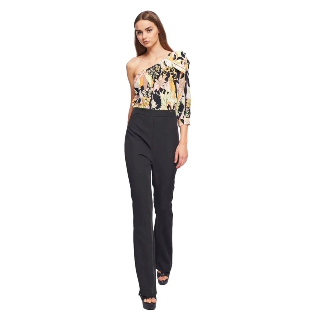 Gaudi Een-Schouder Jumpsuit Black Dames