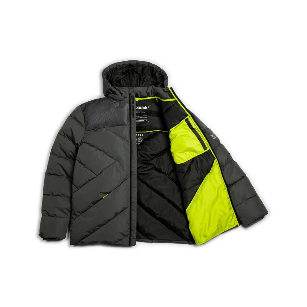Munich Puffer Cloud Jas met Afneembare Capuchon Green Heren