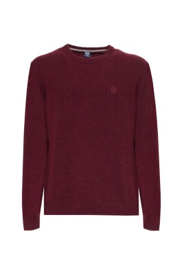 wool-blend-solid-sweater-with-ribbed-hems-and-visible-logo