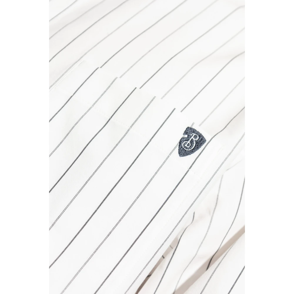 Burberry Overhemd met gestreept patroon White Heren