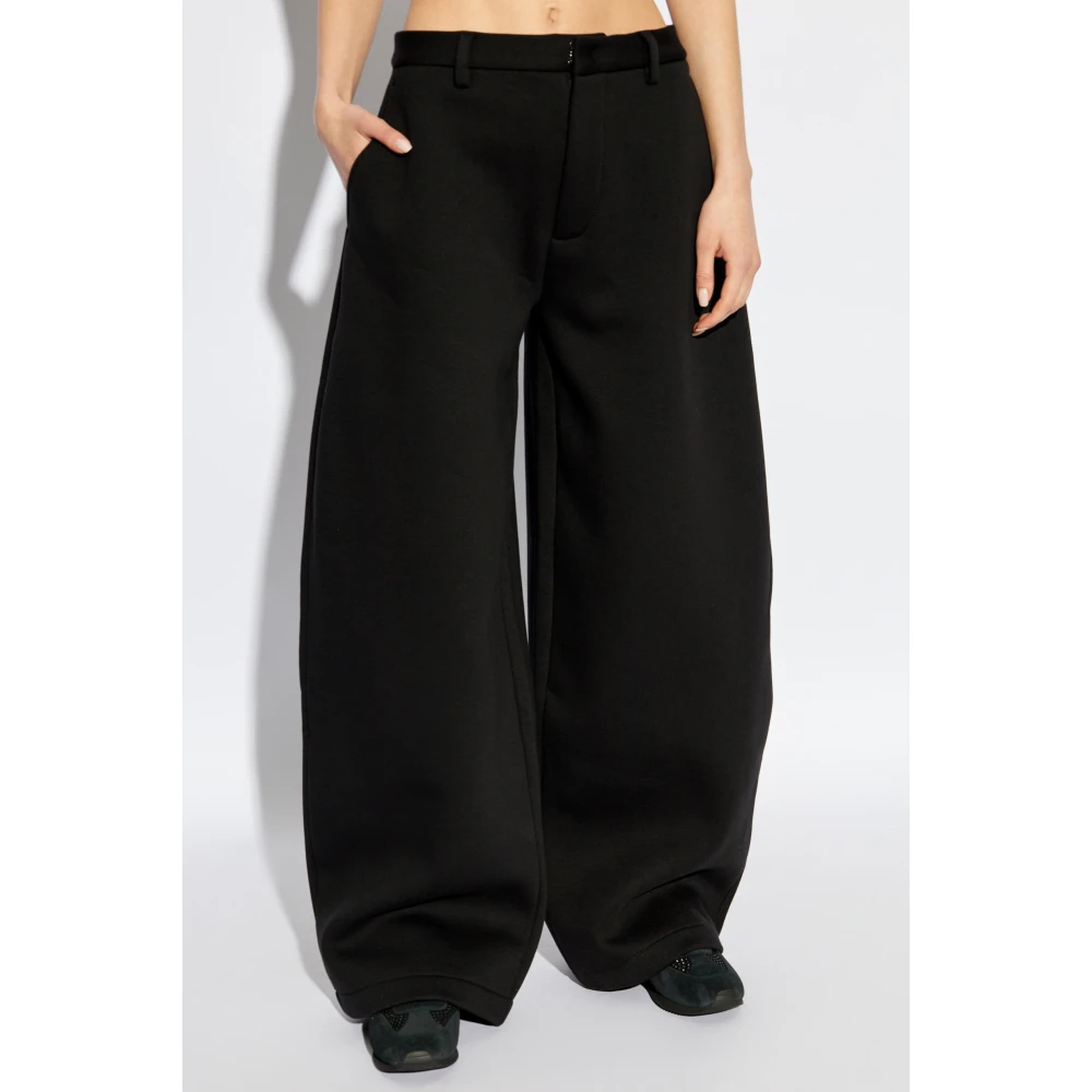 Dsquared2 Wijde broek Black Dames
