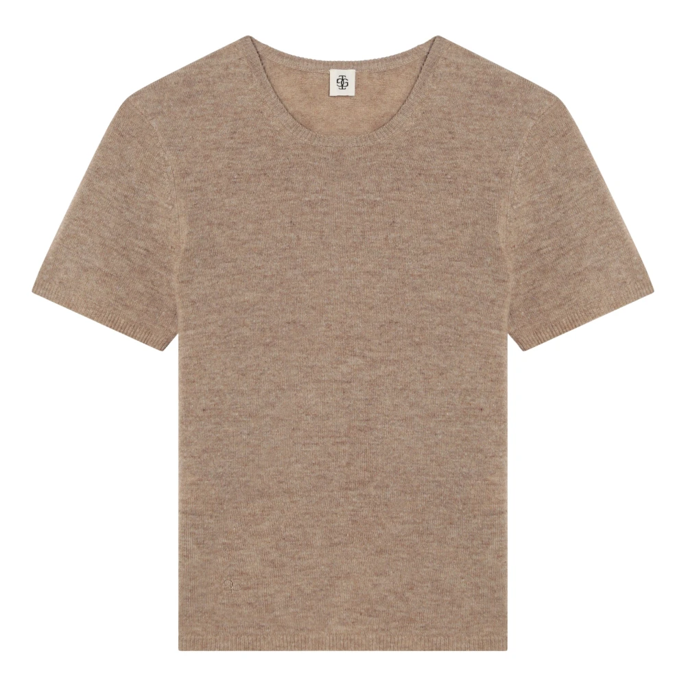 The Garment Korte mouw ronde hals T-shirt Brown Dames