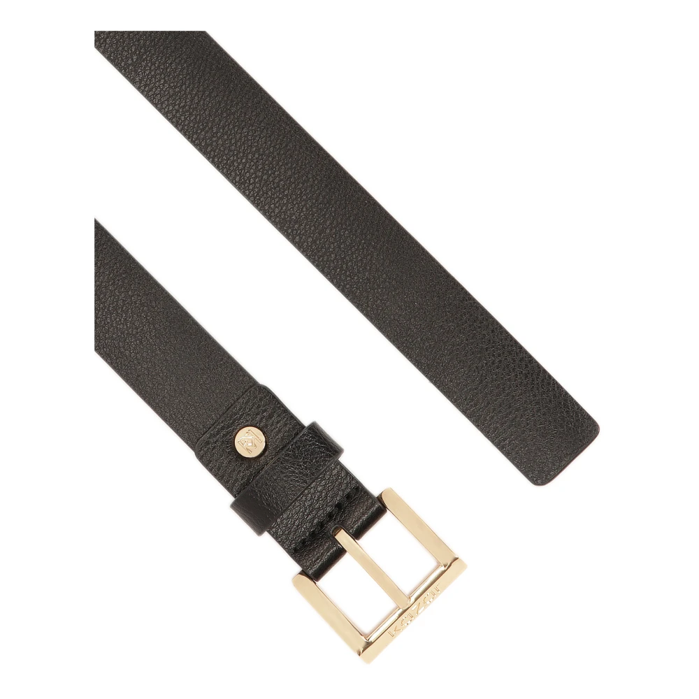 Kazar Zwart leren strikceintuur Black Dames