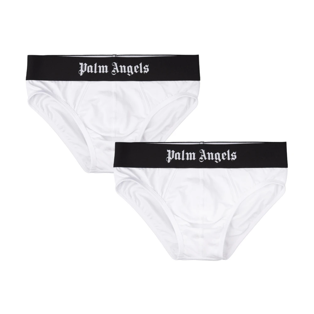 Palm Angels Witte Heren Briefs Set White Heren