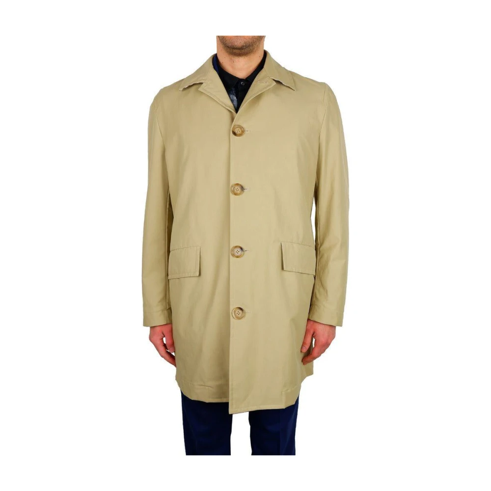 Aquascutum Klassieke Beige Trenchcoat Beige Heren