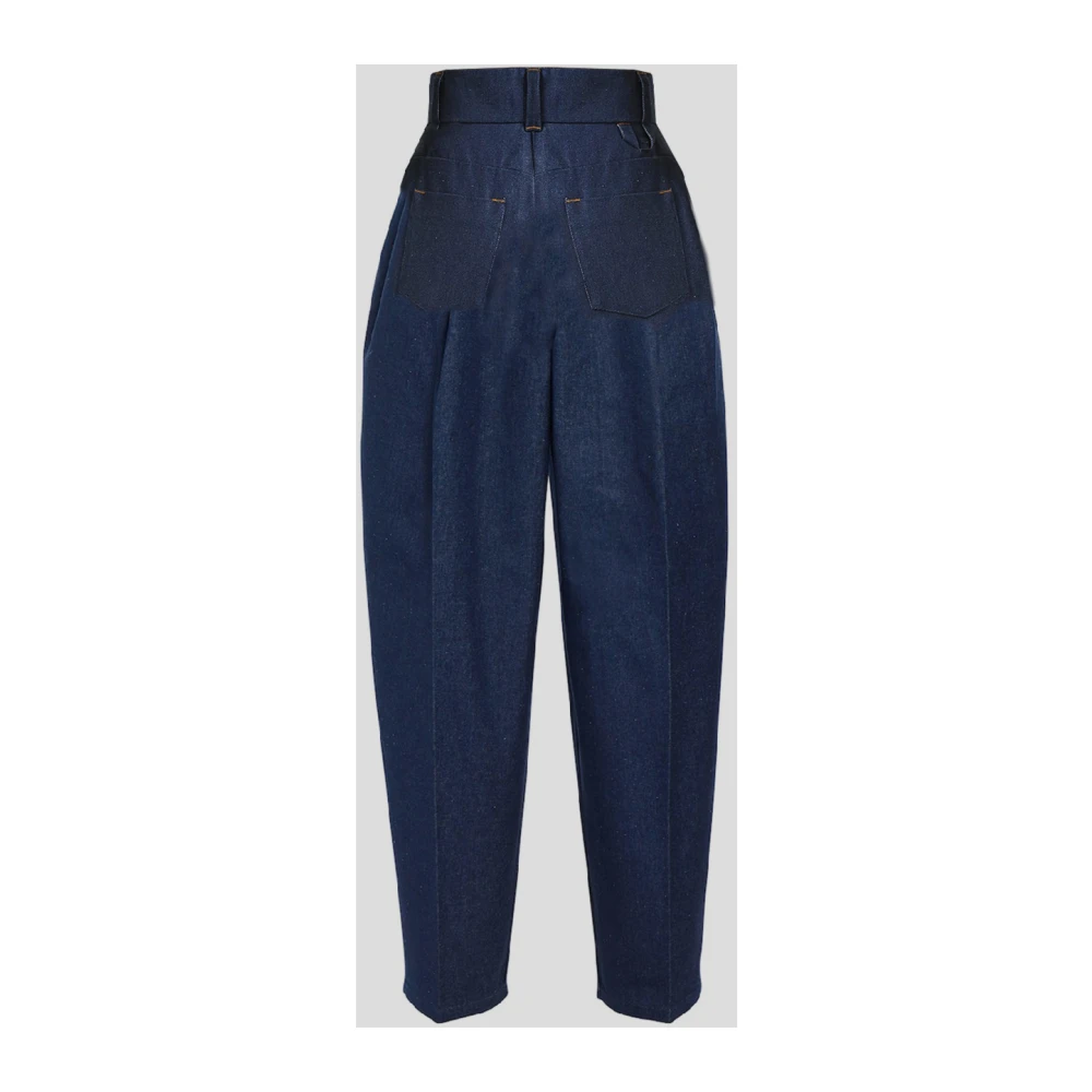 Jacquemus Denim Curzio Broek Blue Dames