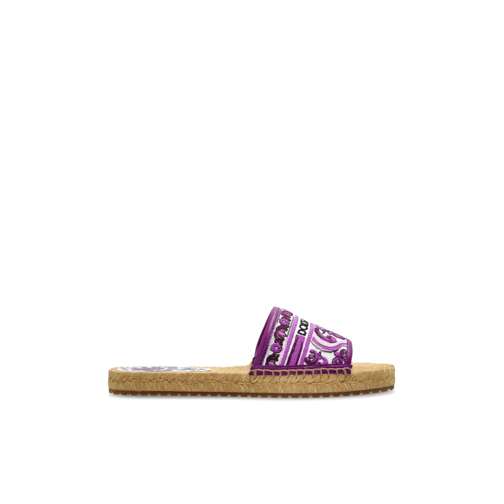 Dolce & Gabbana Mujer Morado Zapatos, Púrpura, Talla: 37 Eu