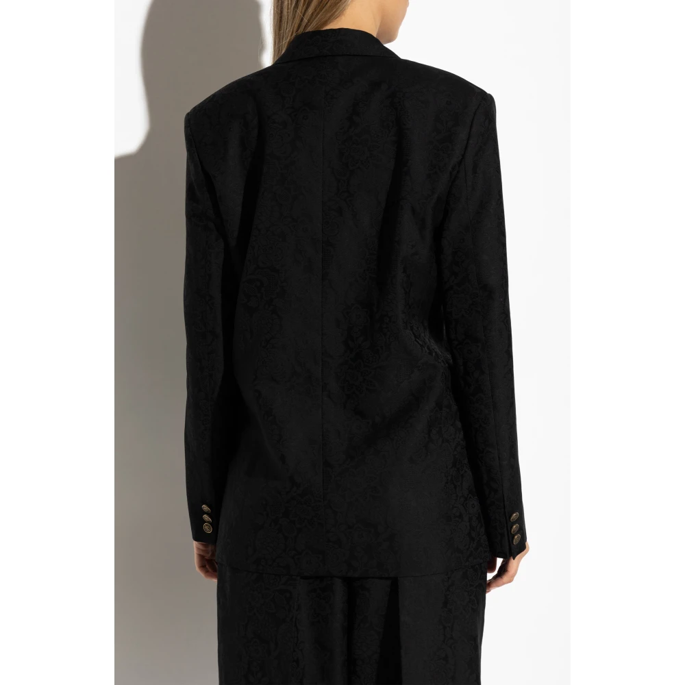 ETRO Double-breasted blazer Black Dames