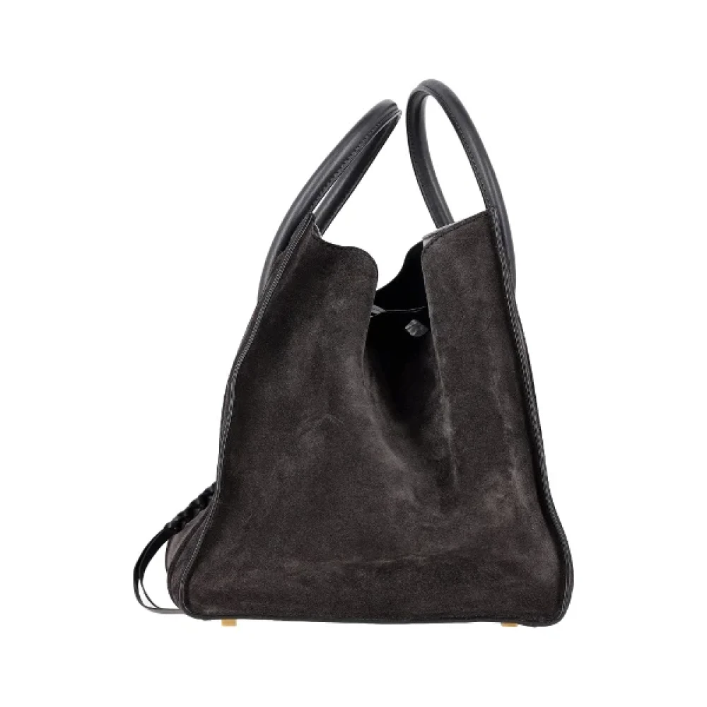 Celine Vintage Pre-owned Suede celine-bags Black Dames