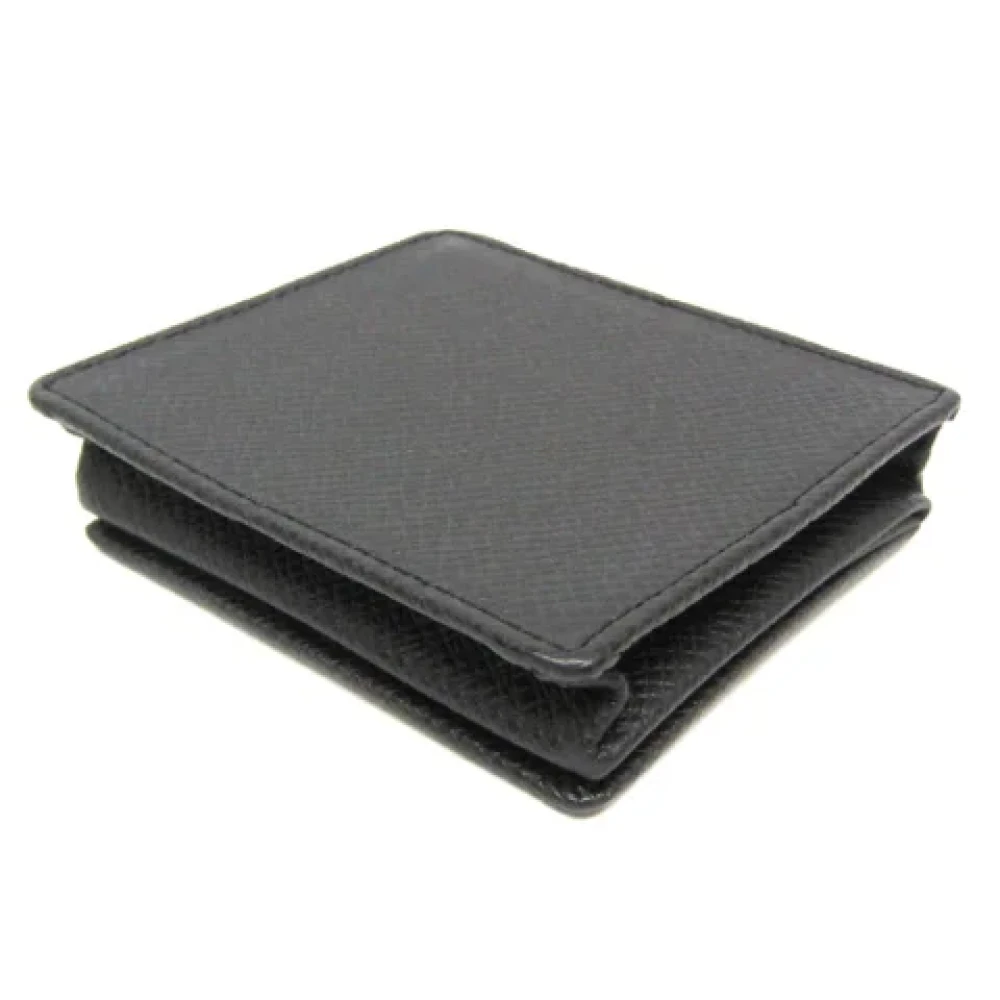 Louis Vuitton Vintage Pre-owned Leather wallets Black Heren