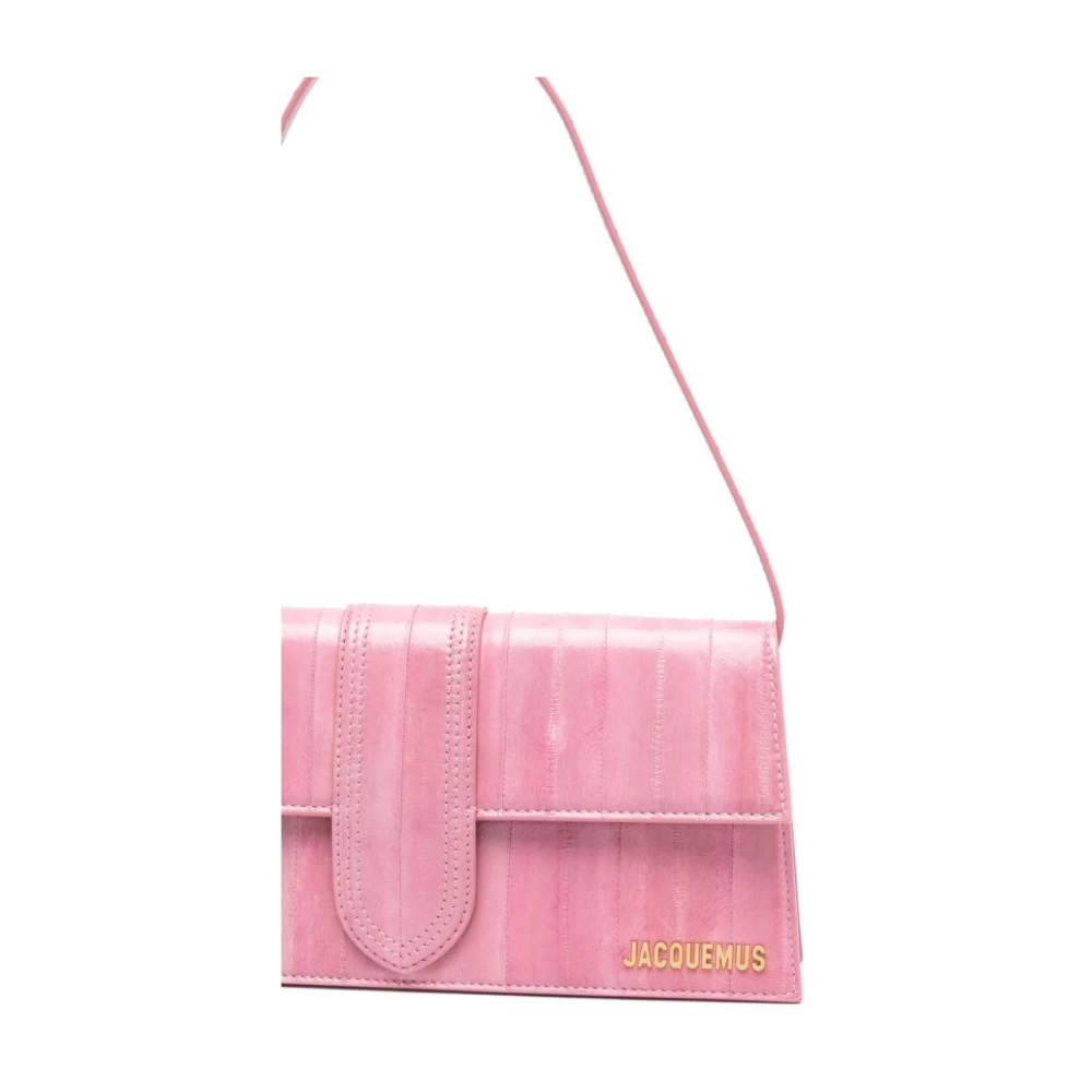 Jacquemus Lichtroze Leren Schoudertas Pink Dames