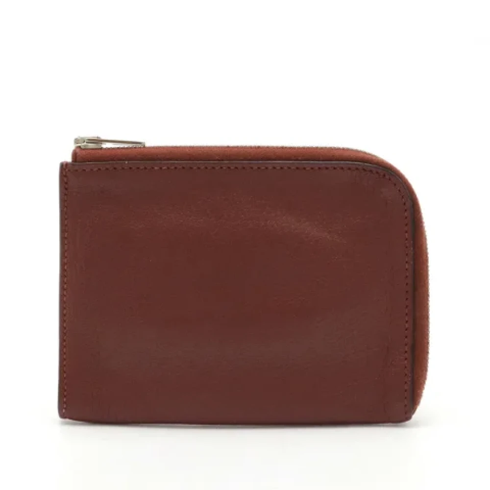Hermès Vintage Pre-owned Leather wallets Brown Dames