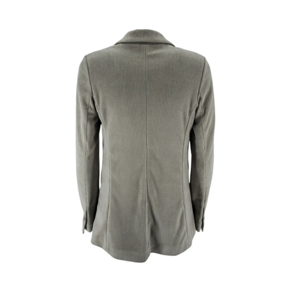 Circolo 1901 Parelfluwelen Damesjas Gray Dames