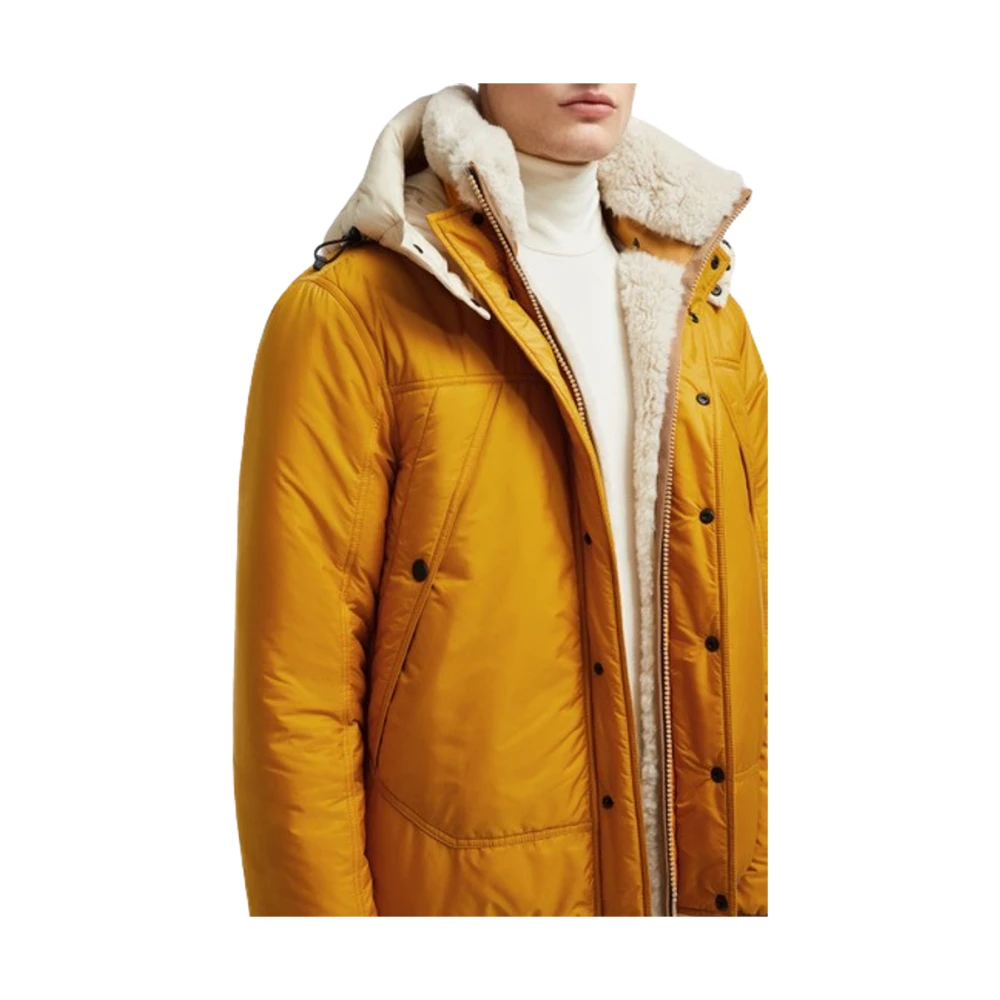 Moncler Warme Winterjas voor Mannen White Heren