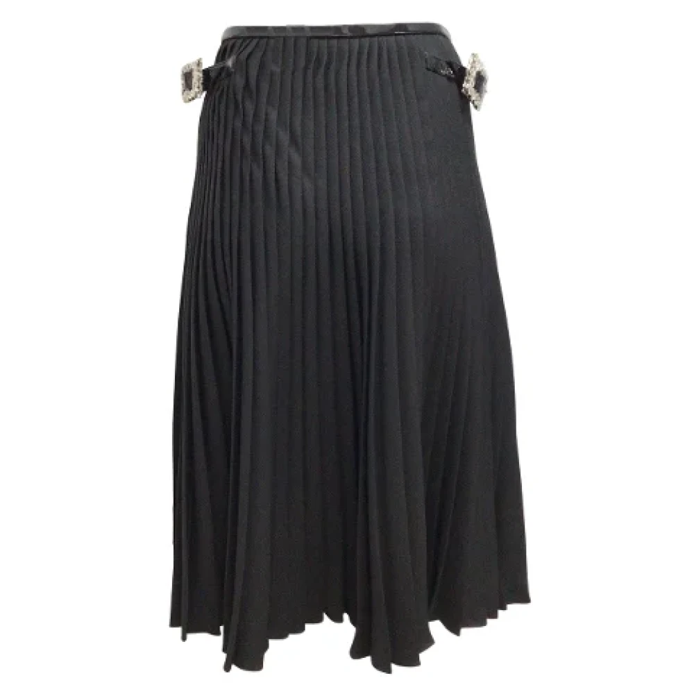 Alexandre Vauthier Pre-owned Wool bottoms Black Dames