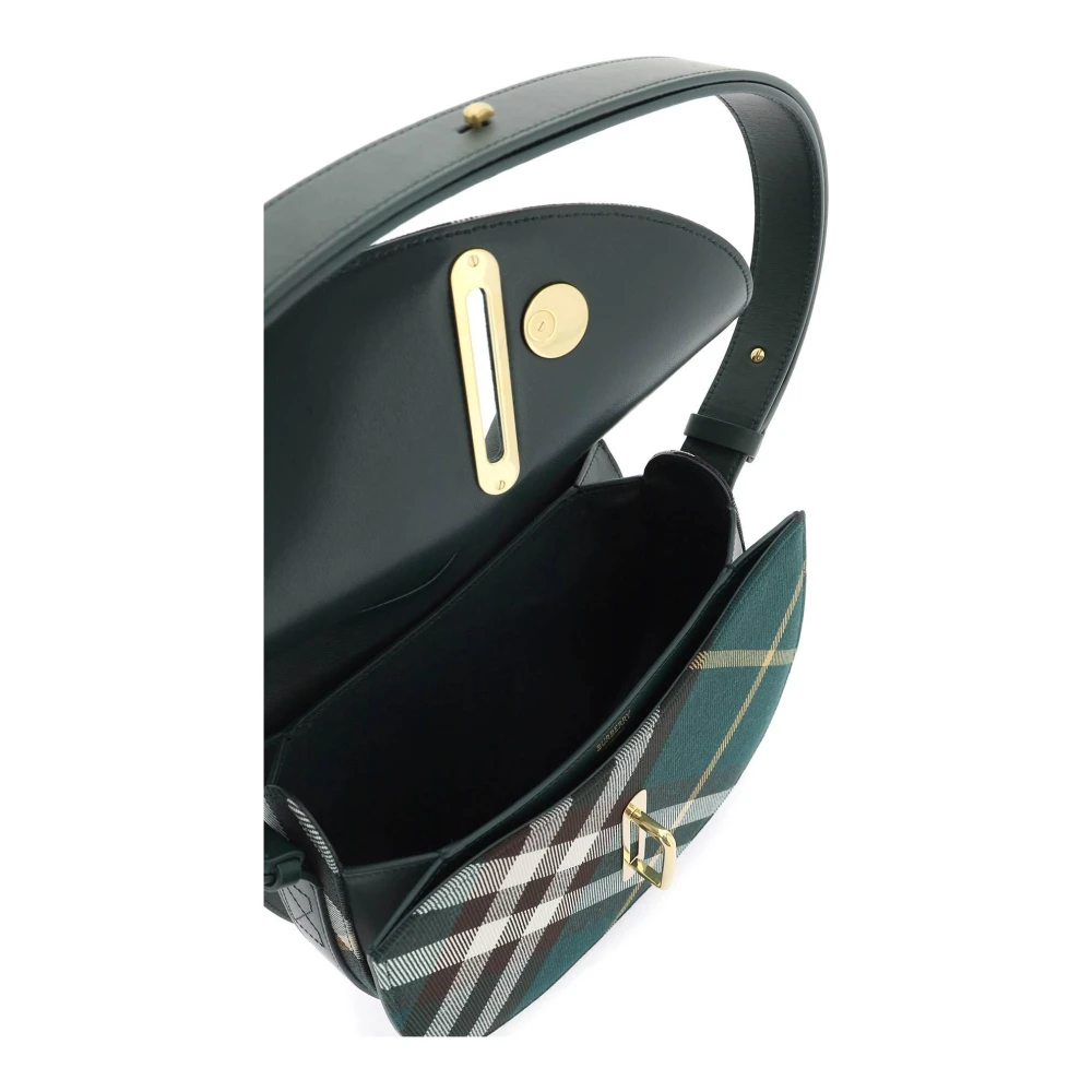 Burberry Rocking Horse Wol Blend Tas Green Dames