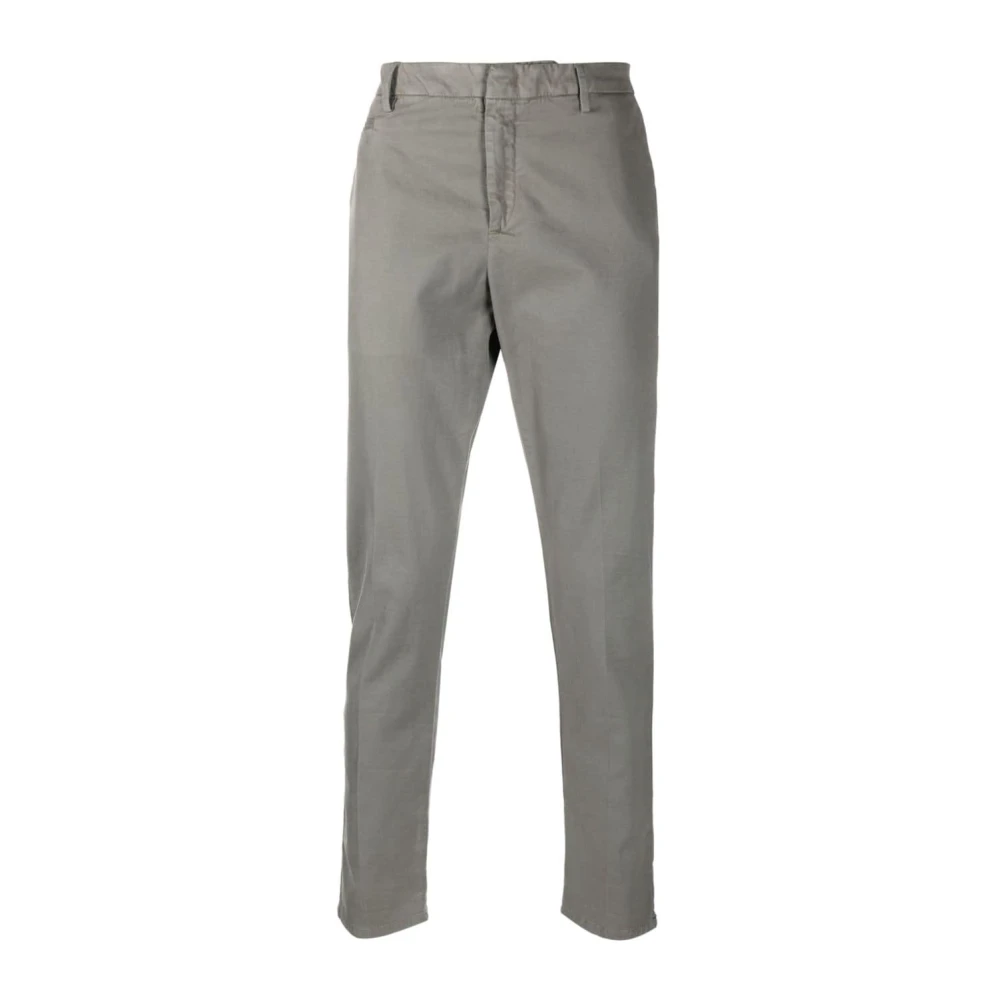 Dondup Slim-Cut Dove Grey Jeans Gray Heren