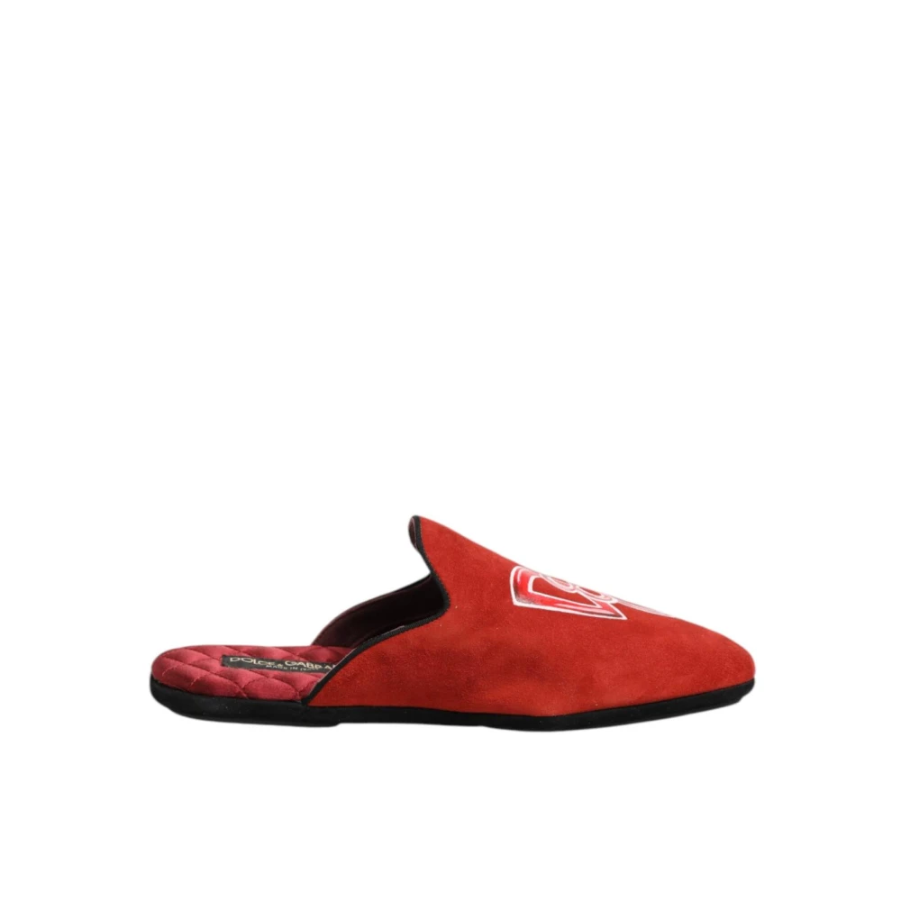 Dolce & Gabbana Men's Red House Slippers