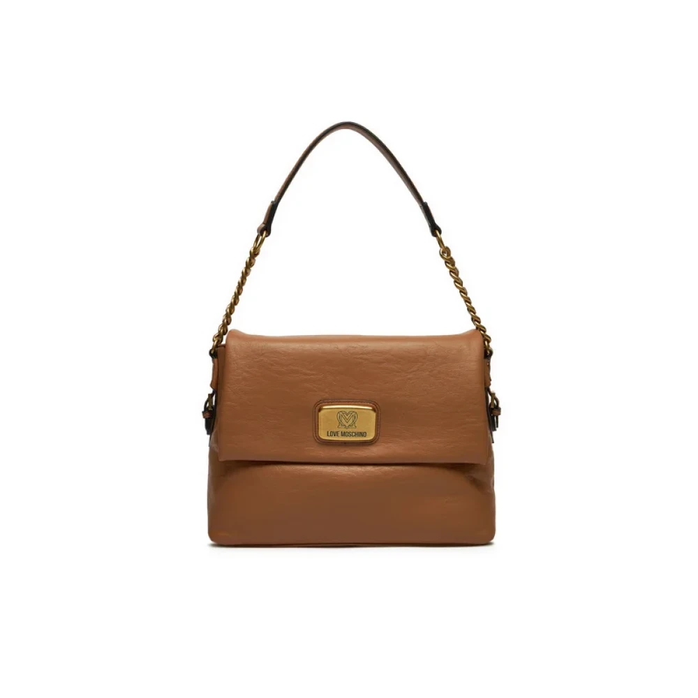 Love Moschino Schoudertas Grote Array Brown Dames