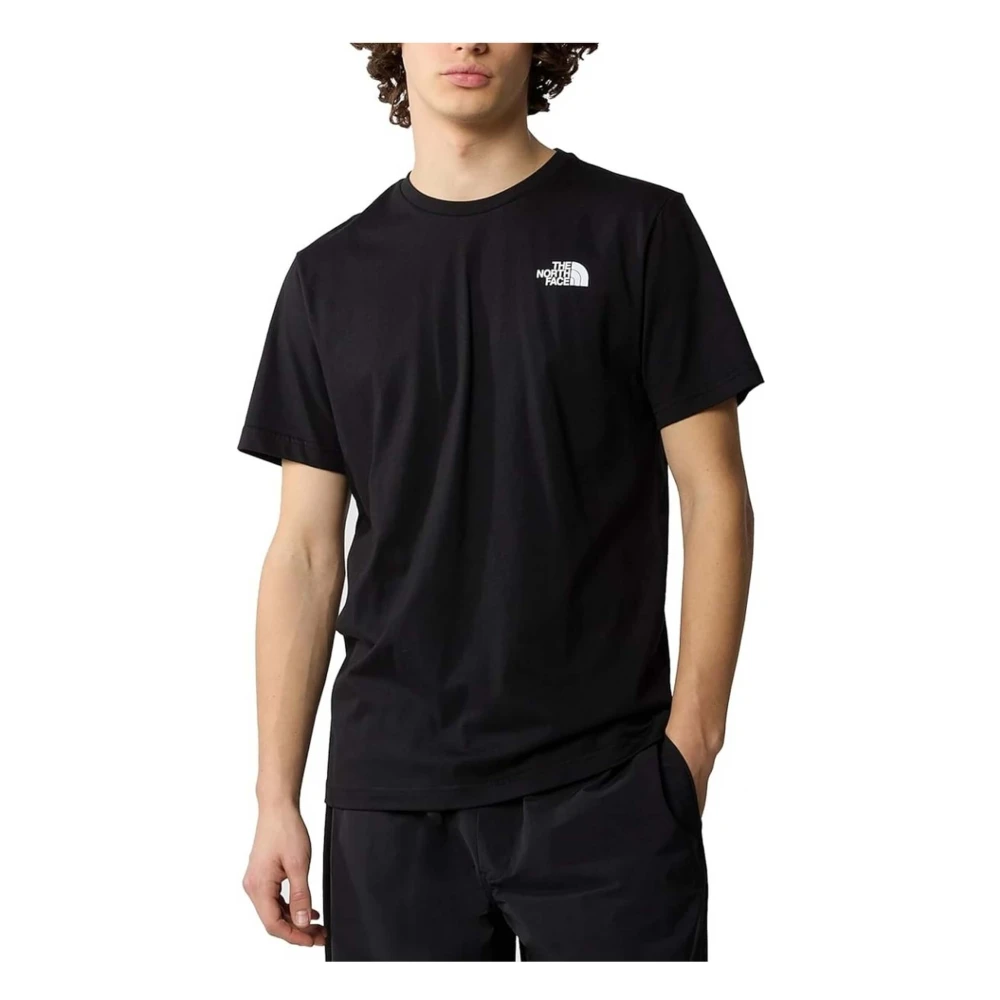 The North Face Heren Zwart Redbox Groen T-shirt Black Heren