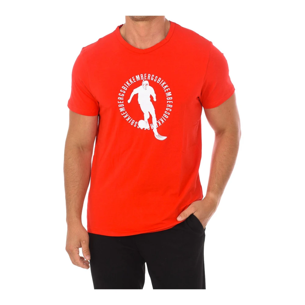 Bikkembergs t-shirt Red Heren