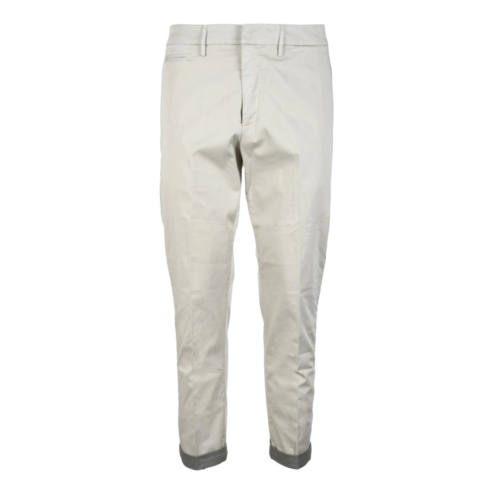 Dondup Joe Broek met Rits Sluiting Beige Heren