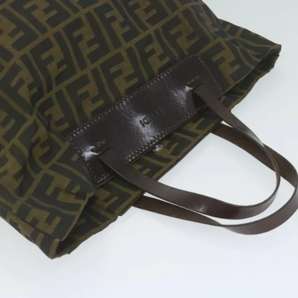 Fendi Vintage Pre-owned Canvas totes Green Dames