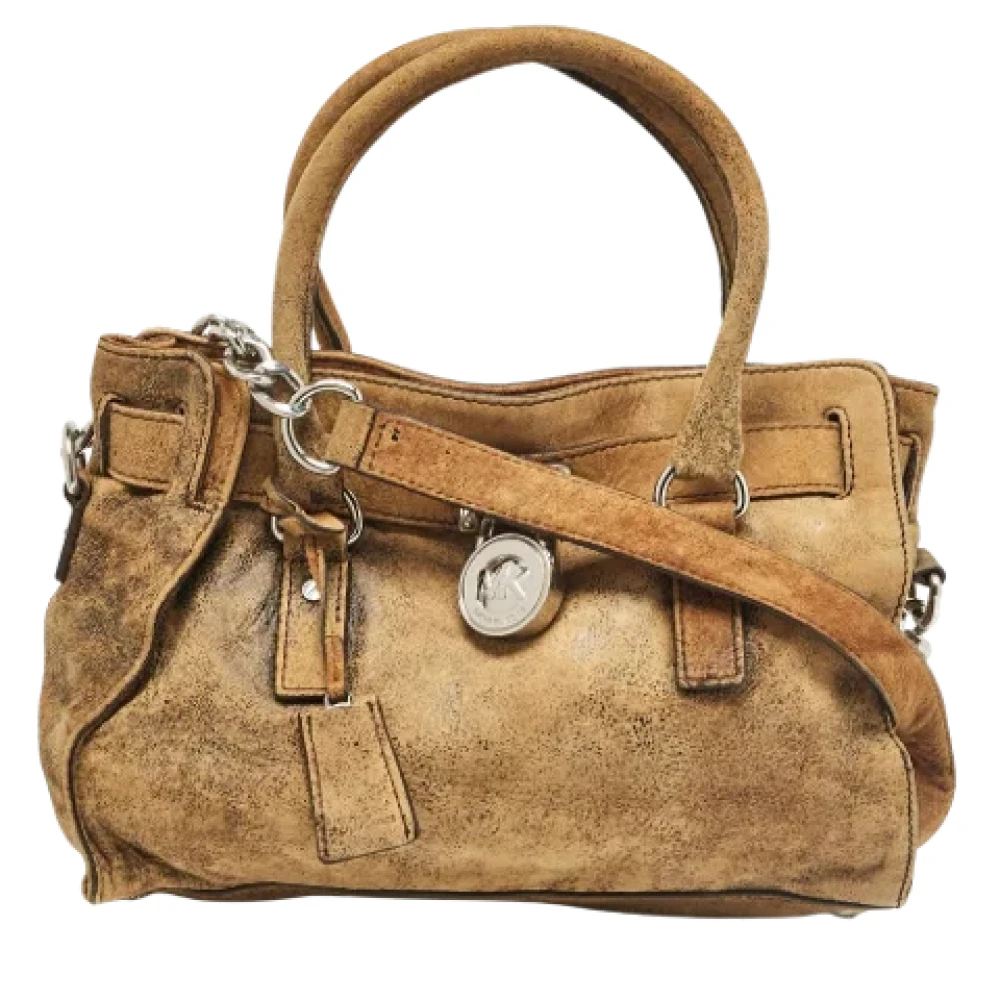 Michael Kors Pre-owned Fabric handbags Beige Dames