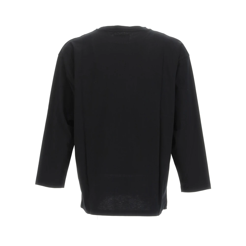 Liberal Youth Ministry Lange Mouw T-Shirt Black Heren