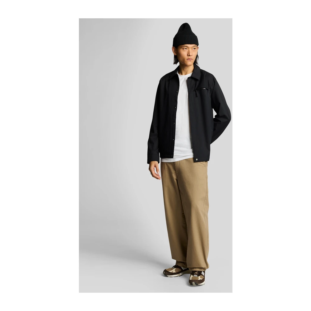 Lyle & Scott LS Geweven Overhemden Tech Twill Overshirt Gray Heren