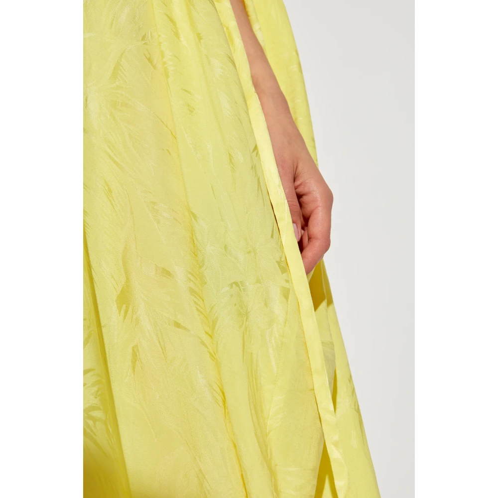 Balenciaga Kreukeleffect Jurk Yellow Dames