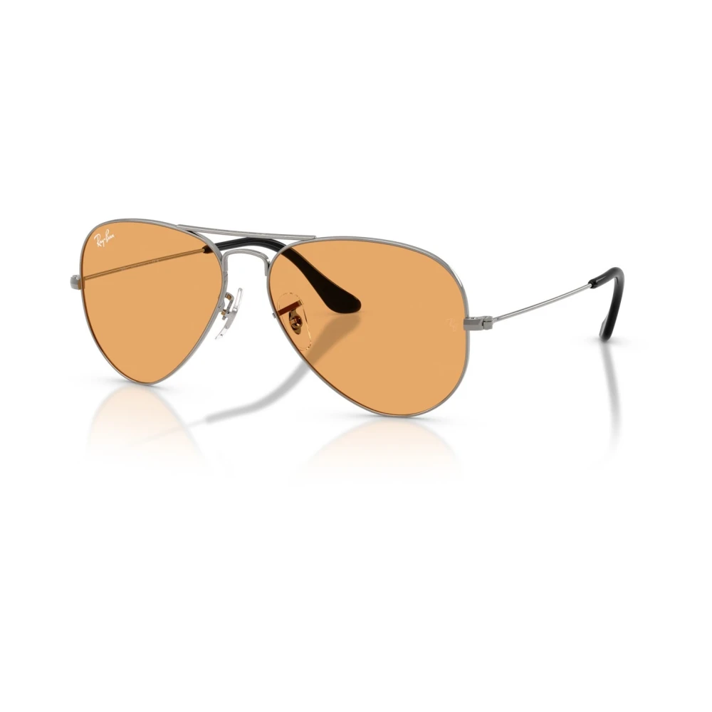 Ray-Ban Unisex Gray Sunglasses, 58 Mm, Aviator Classic Sunglasses